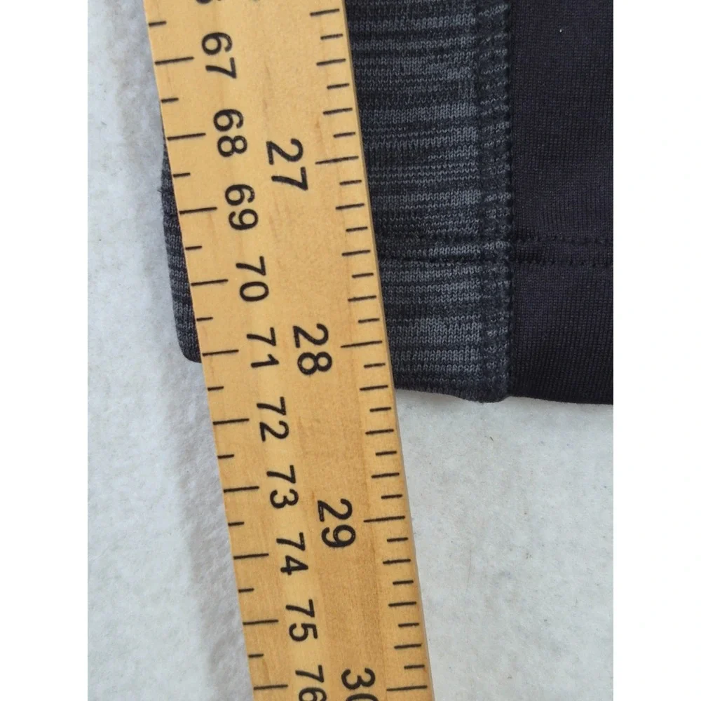 Athleta Fleece Lined Leggings XXS Black Gray Athletic Yoga Running Pants